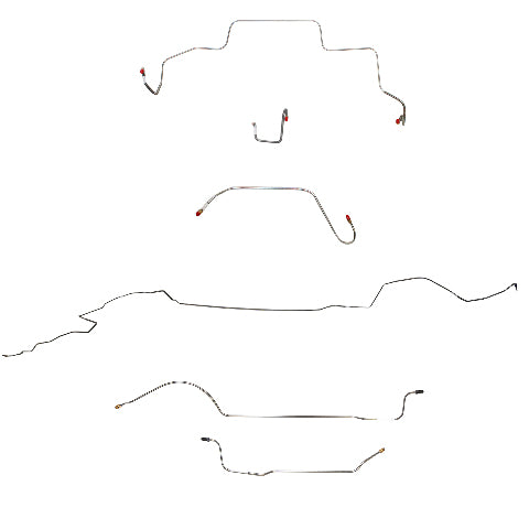 Complete Brake Line Kit for Mopar B Body