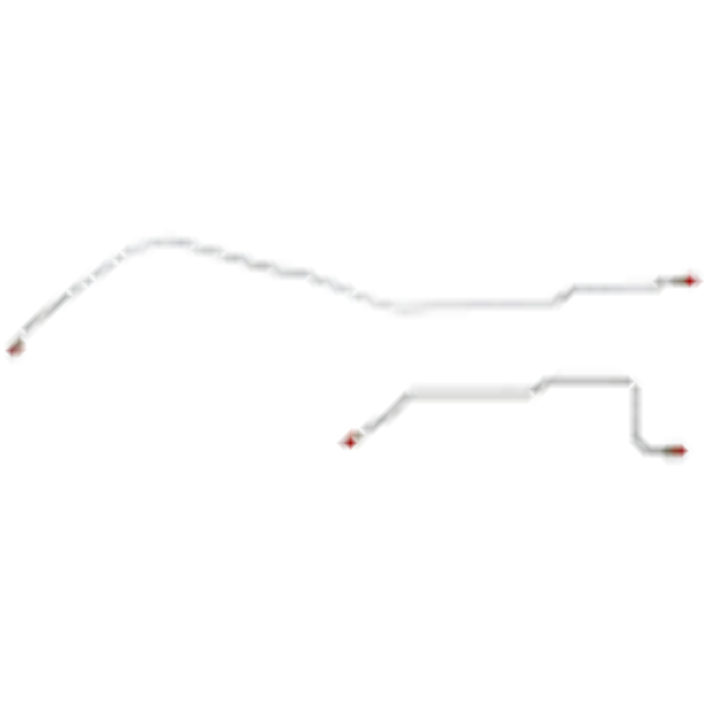 Mopar B Body Complete Brake Line Kit; Fine Lines-CBK0651SS
