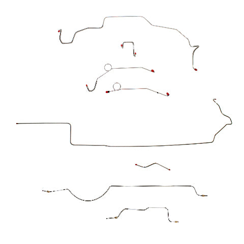 Complete Brake Line Kit for Mopar B Body