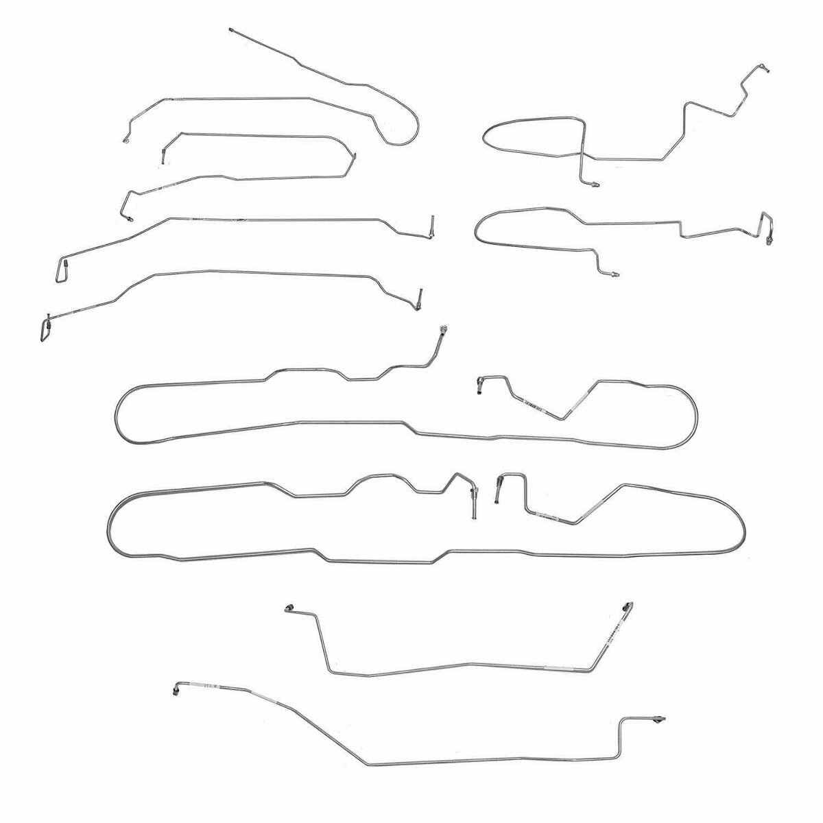 Complete Brake Line Kit for 2015-2022 Dodge Challenger Hellcat ABS stainless steel