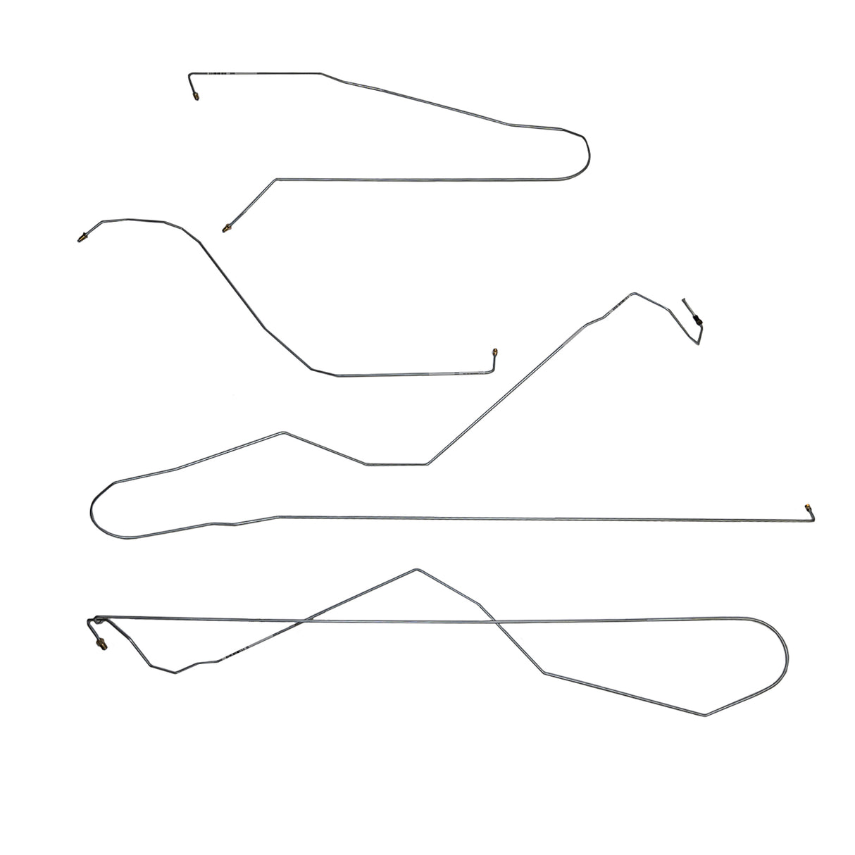 Complete Brake Line Kit for 2015-2022 Dodge Challenger Hellcat stainless steel
