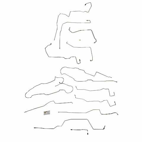 Complete Brake Line Kit for 2012-2013 Ford F-150, w/Super Cab/Std Bed