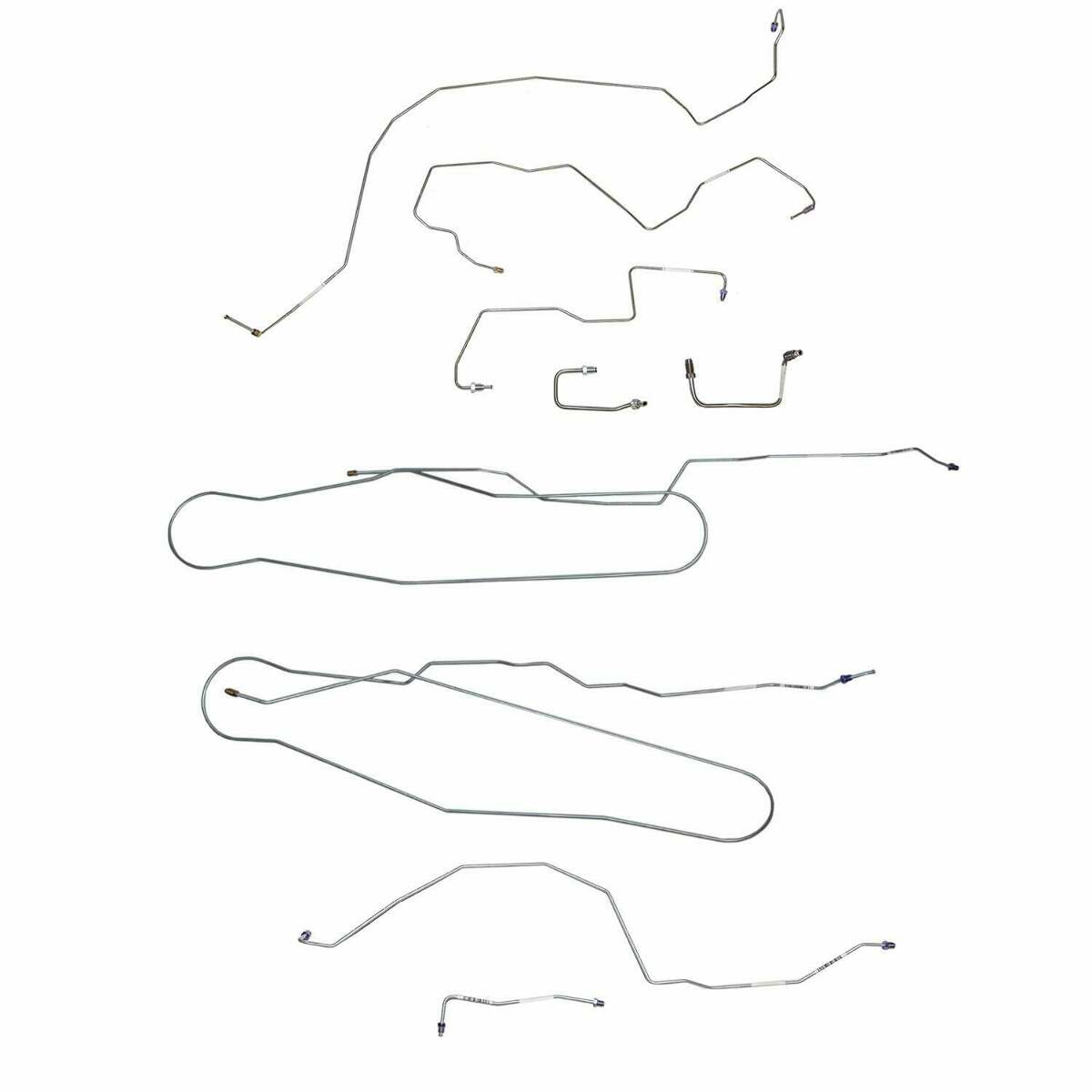 Complete Brake Line Kit for 2011-2016 Ford F-350 ABS short bed stainless steel