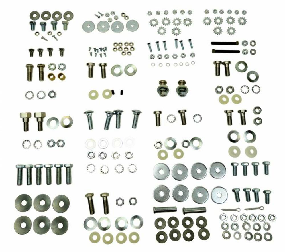 Fits 1959 - 1960 Chevrolet Full Size Convertible Top Bolt Kit CBK401