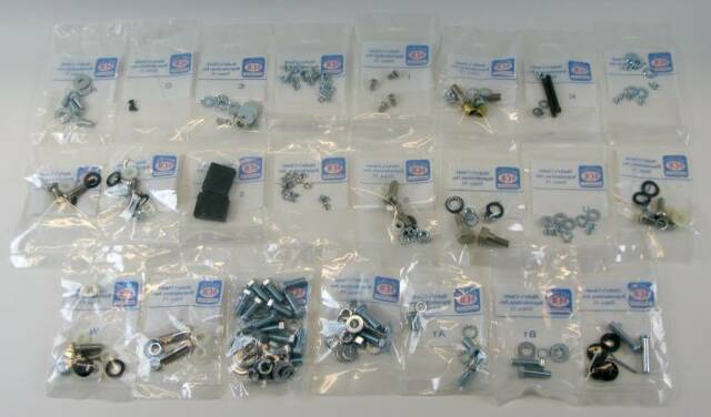 Convertible Top Bolt Kit fits 1958 Chevy Full Size Convertible Top Bolt CBK402 Shafer's Classic Reproductions