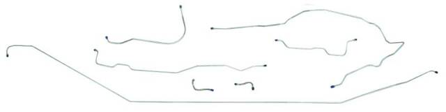 Fits 1956 - 1962 Chevrolet Corvette Full Brake Line Set CBL900