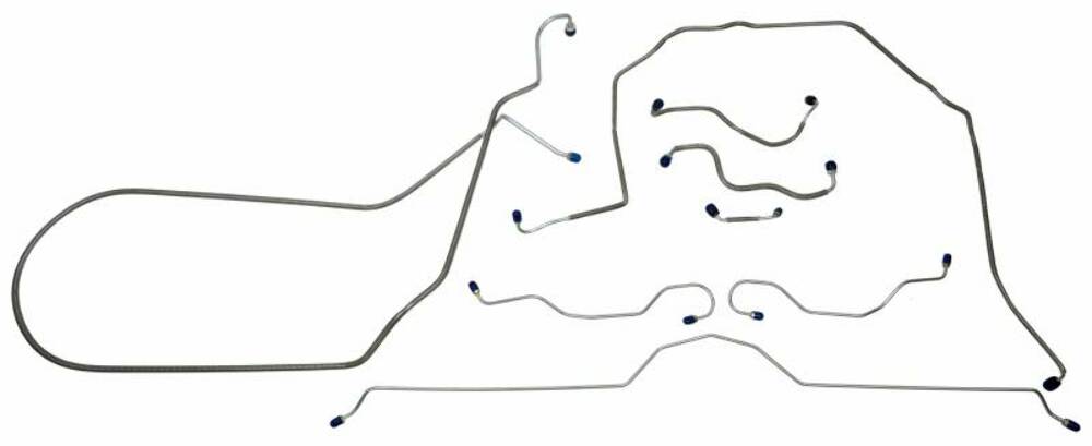 Full Brake Line Set fits 1970-1973 Chevy Corvette CBL914 Shafer's Classic Reproductions