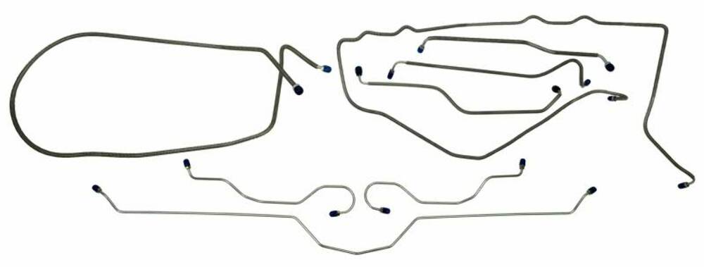 Fits 1975 Chevrolet Corvette Full Brake Line Set CBL918