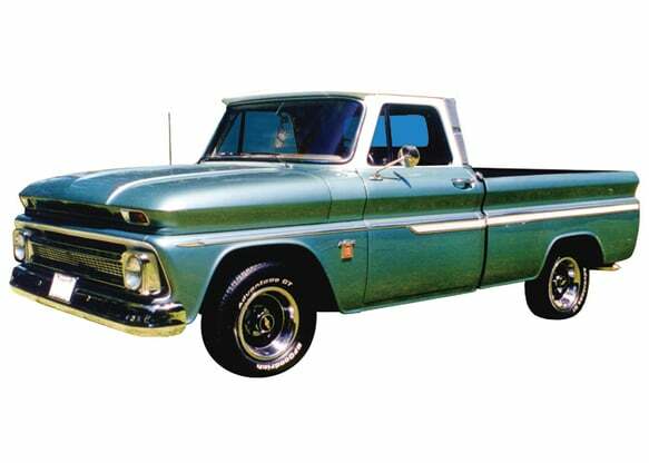 1962-66 Chevrolet C10 Panel Complete Molding Set-Shortbed-Fleetside CBMS266