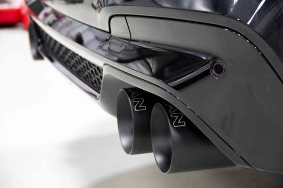 Free Flow Axle-Back Exhaust for 2020-2025 BMW X3M/X4M D660-0086-BLK BMW performance