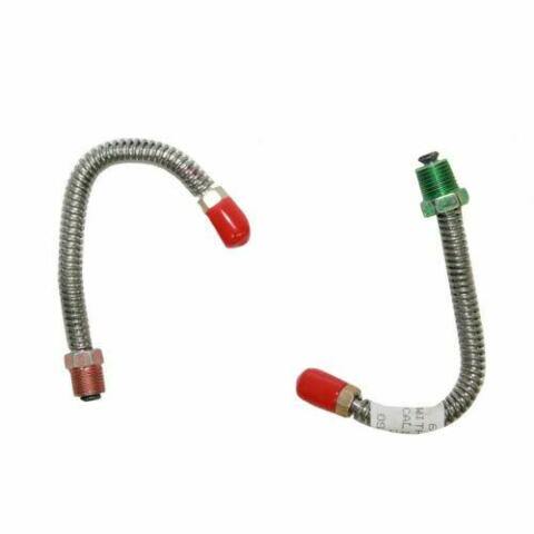 Replacement Line for 1967 Chevy Chevelle Front Caliper Lines 1/2 Left 7/16 Right Port