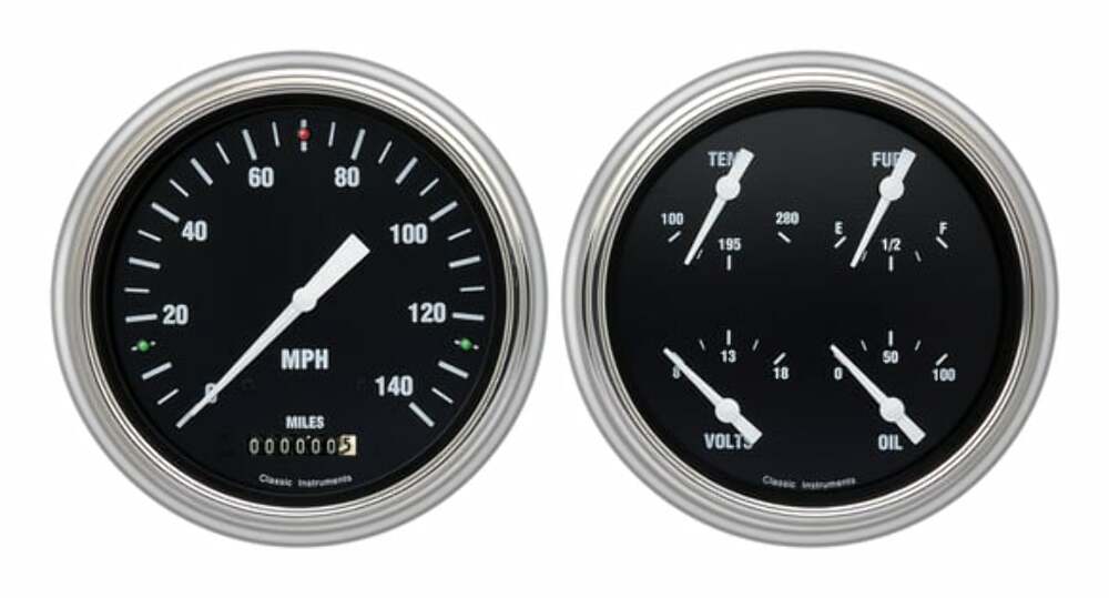 Hot Rod 1951-52 Chevy Car Package CH51HR52 dash gauge cluster