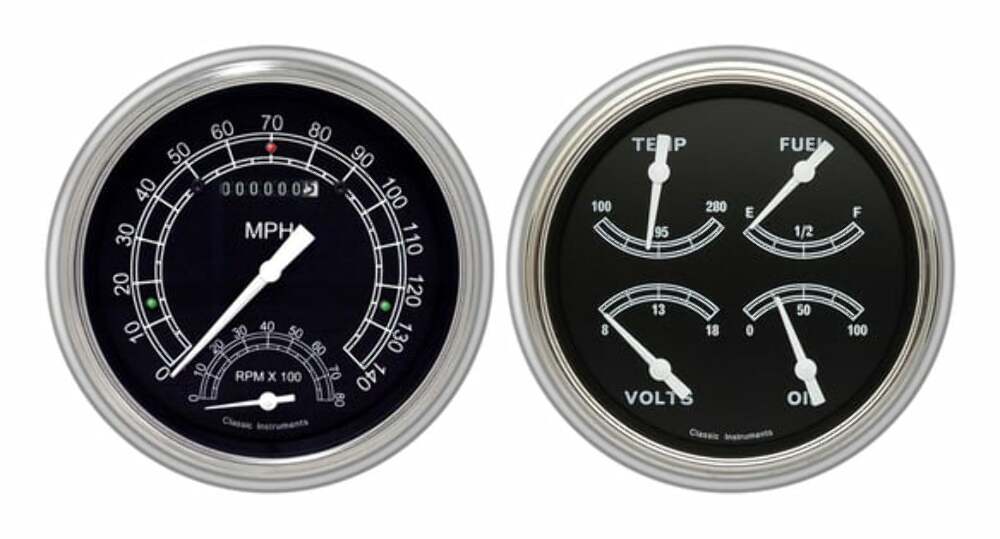 Traditional 1951-52 Chevy Car Package CH51TR62 dash gauge cluster