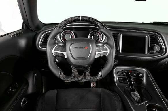Fits 2015-2022 Dodge Challenger/Charger; Steering Wheel-Carbon Fiber-CH950-17