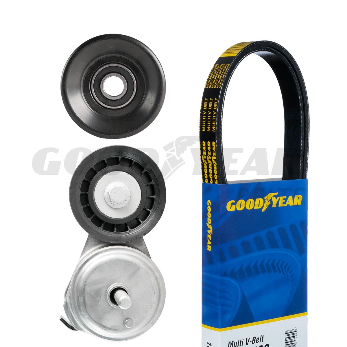 t Chevrolet,GMC,Cadillac, Serpentine Belt Drive Component Kit Goodyear 3005 Good Year Belts
