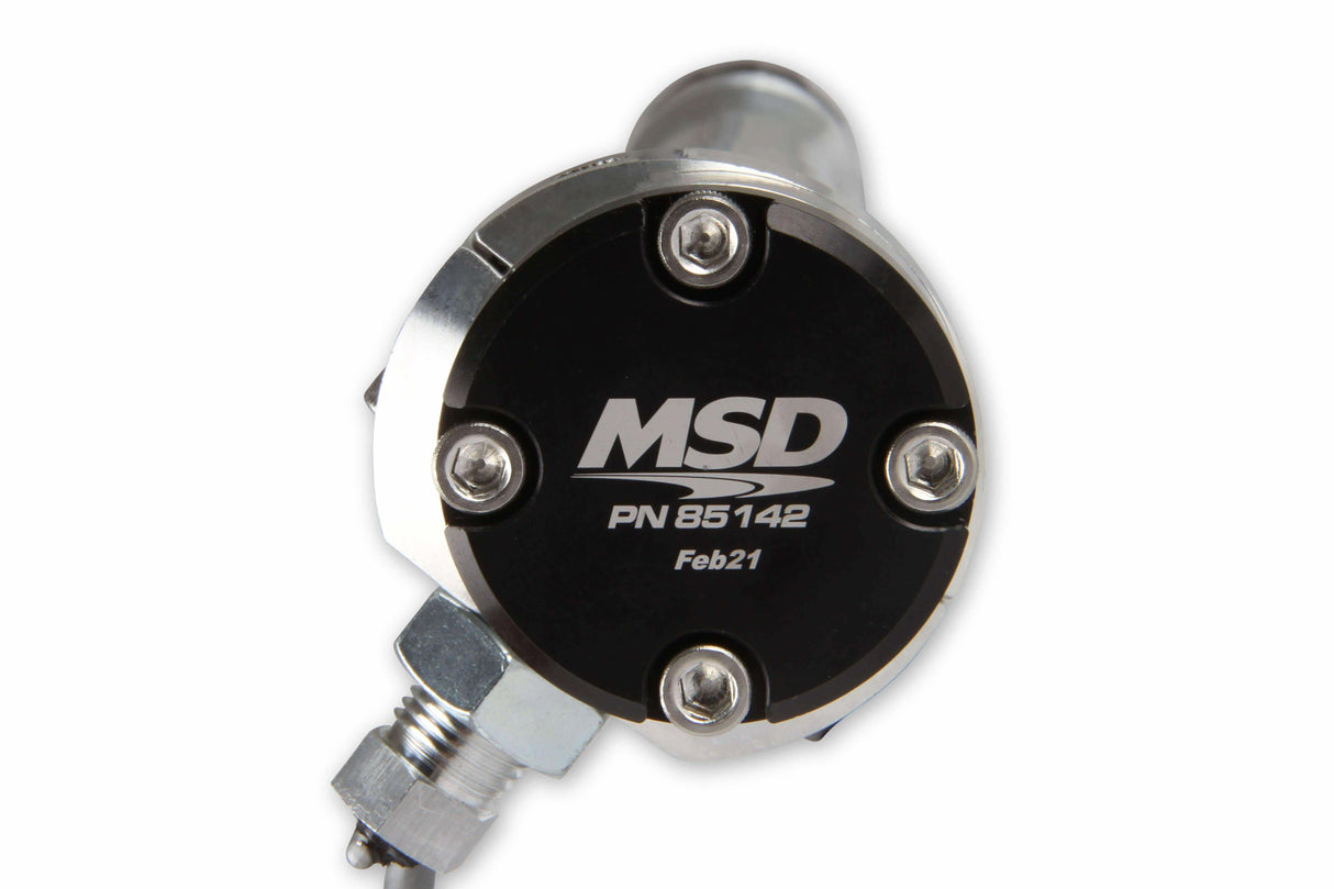 MSD ignition distributor black silver big block 85142