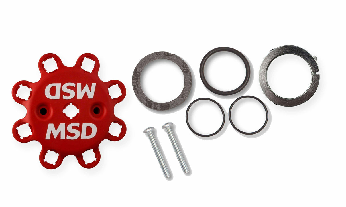 MSD ignition distributor red aluminum 2376MSD