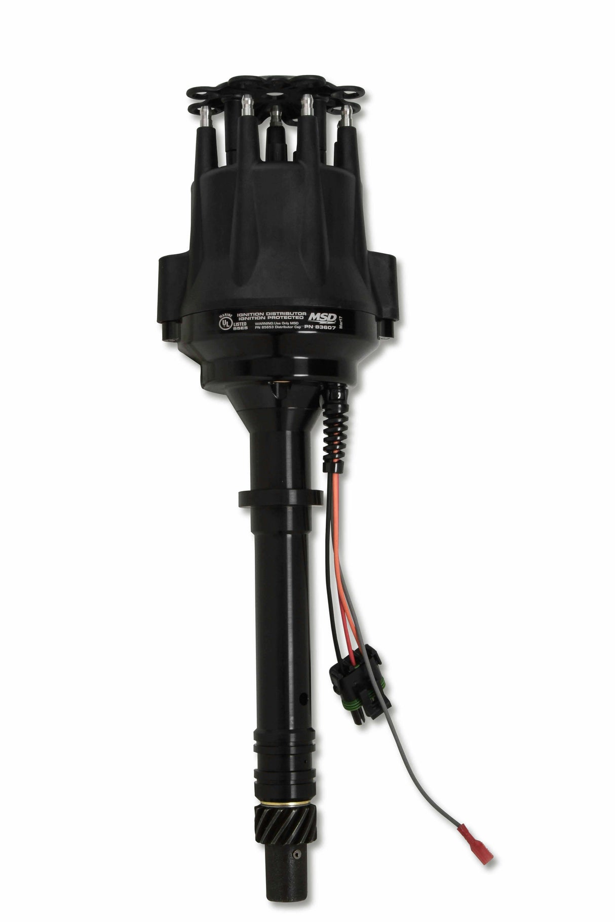 t Chevy V8 Marine Ready-to-Run Distributor- Black - 83607 MSD