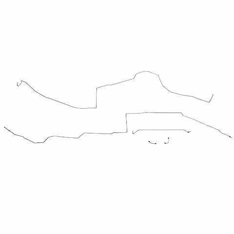Brake Line for 1997-2002 Cadillac Eldorado Intermediate