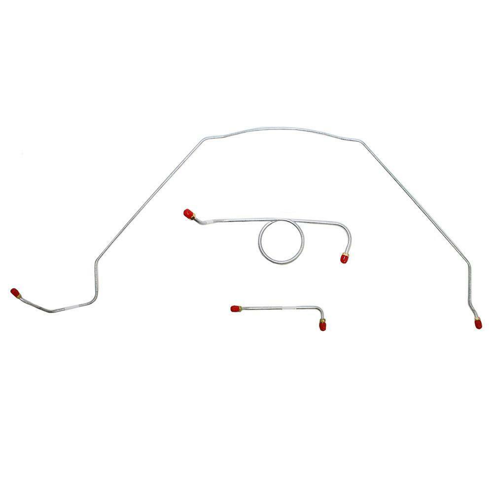 Front Brake Line Kit for 1966 drum brakes stainless steel