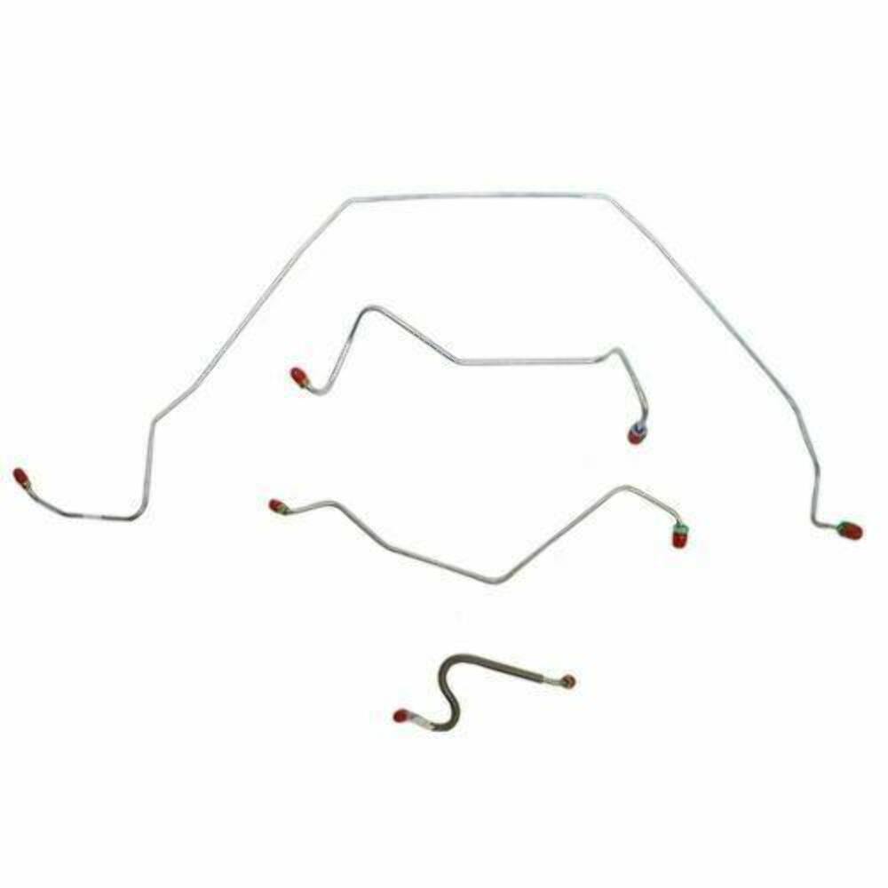 Front Brake Line Kit for 1967 Chevy Chevelle drum brakes stainless steel