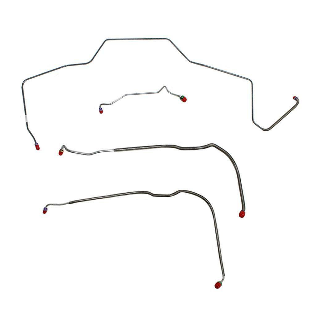 Front Brake Line Kit for 1968 Chevy Chevelle drum brakes stainless steel