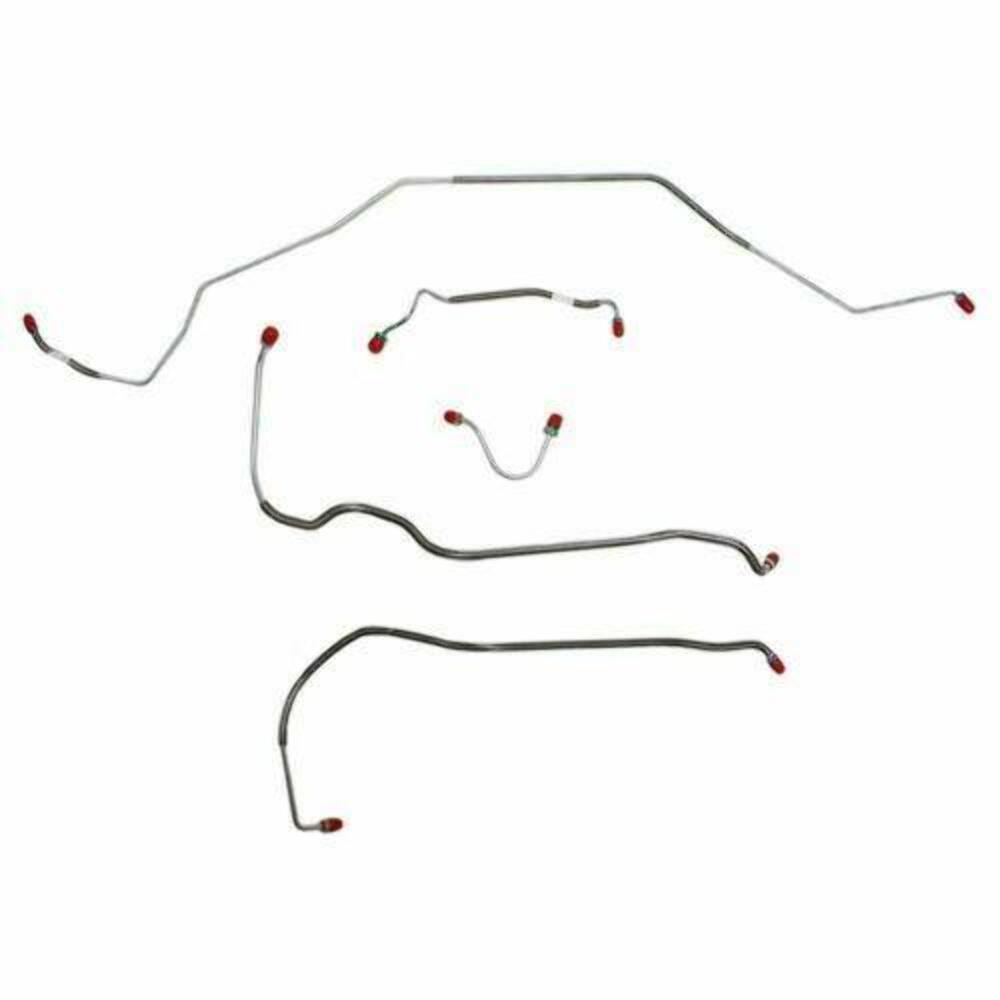 1968 Chevrolet Chevelle Front Brake Line Kit Power Disc Brakes - CKT6806SS