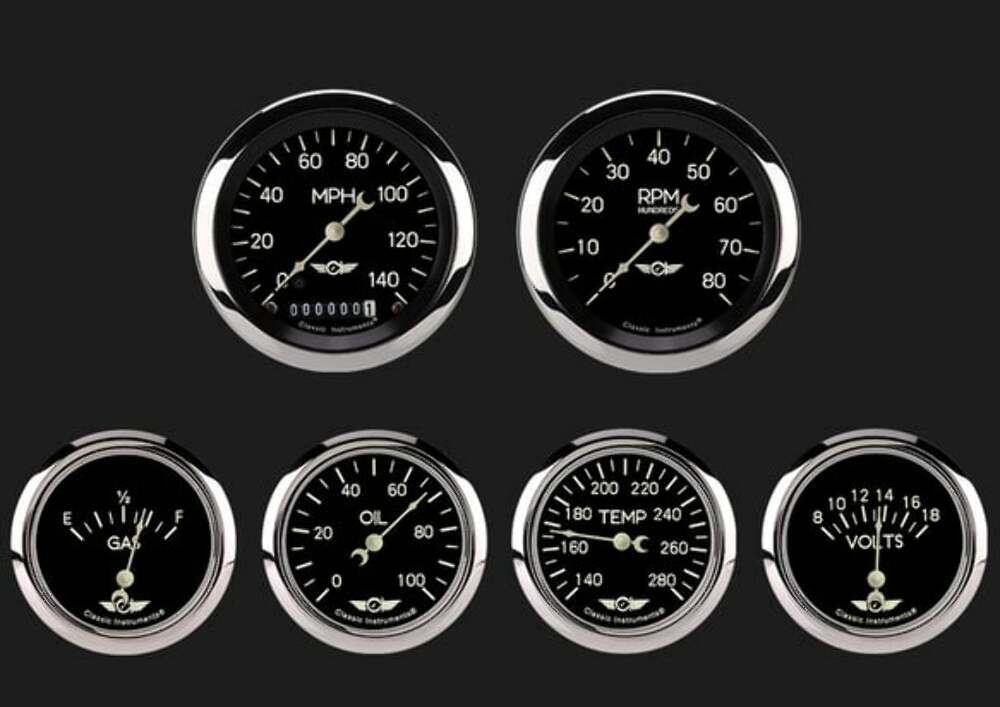 Series Six Gauge Set, 3 3/8" CL901SRC