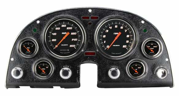 Velocity Black 1963-67 Corvette Package CO63VSB for 1963-1967 Corvette dash gauge cluster