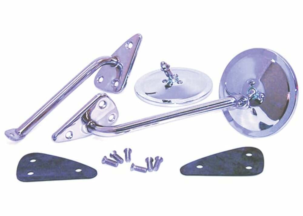 1959 Chevrolet 3B; Complete Mirror Set - Round, Painted COMP2RP