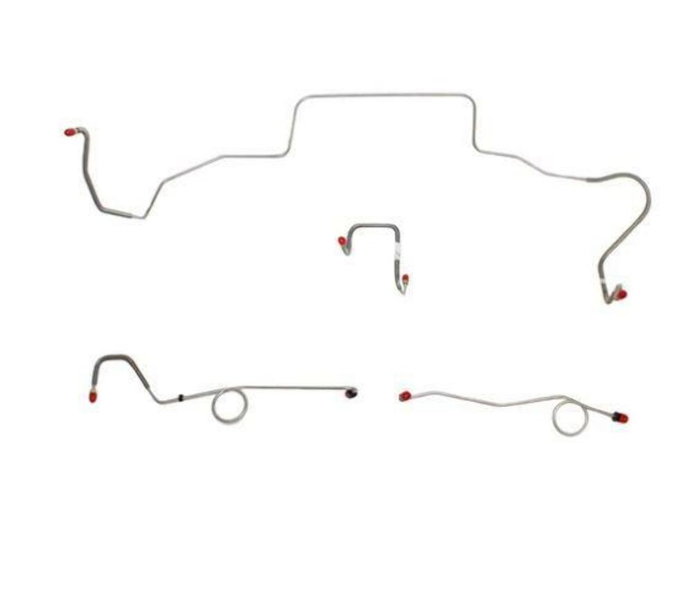 t Complete Brake Line & Hose Kit For 69-70 Dodge Charger Mopar B-Body - BLH116SS Fine Lines