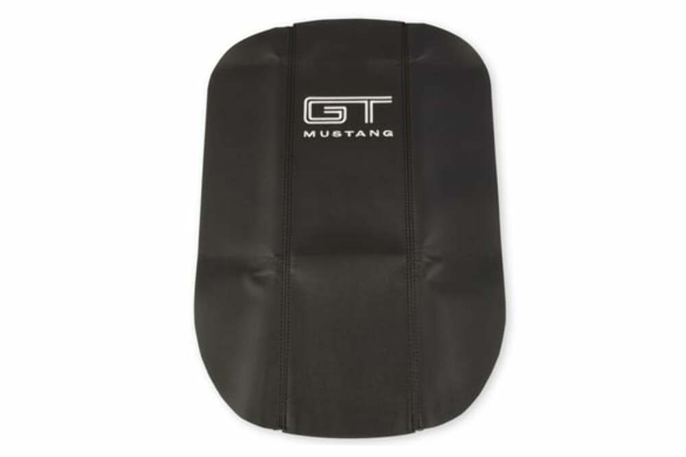 Console Pad Cover with GT Logo fits Ford Mustang 2005-2009 Drake 5R3Z-6306024-GT muscle car black 8124