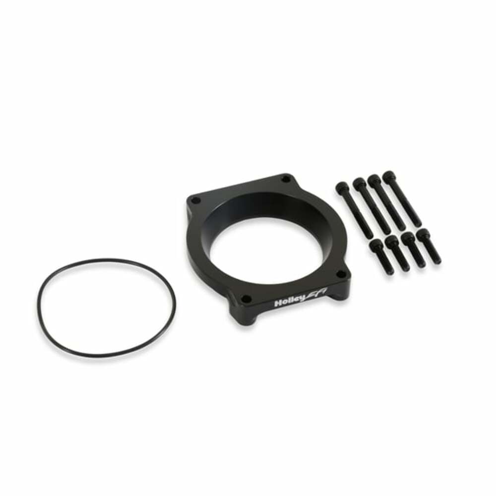 Holley Throttle Body for 2011-2023 Ford Mustang black aluminum