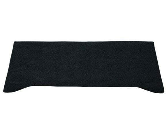1960-66 C10 Panel Cab Back Wall Carpet-No Gas Tank-Rwd-Black CPT63BWBLACK