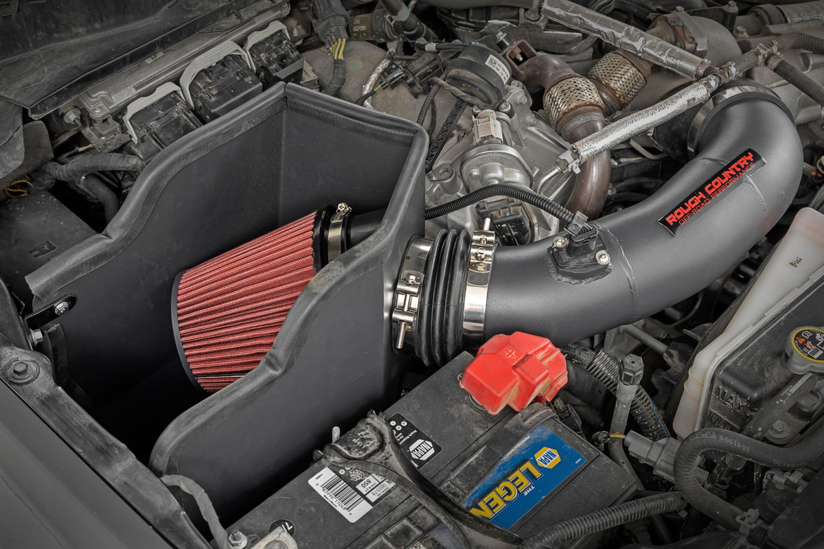 2017-2019 Ford F-250 SD 6.7L Cold Air Intake w/Prefilter Rough Country 10490PF