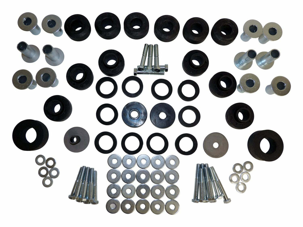 Jeep 5462446MK Body Mount Master Kit for 1979-86 CJ-5 CJ-7 & CJ-8 w/ Steel Body