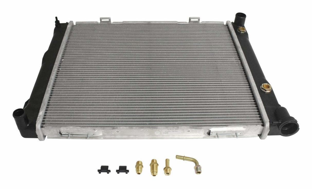 Jeep Aluminum Silver Radiator - 52028378 black