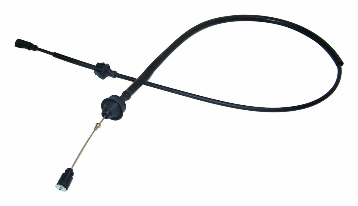 t Crown Automotive - Metal Black Accelerator Cable - 4854150AB Crown Automotive