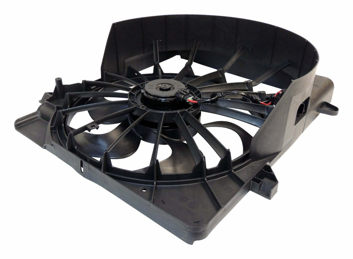Jeep Metal Black Cooling Fan Module - 68033228AA