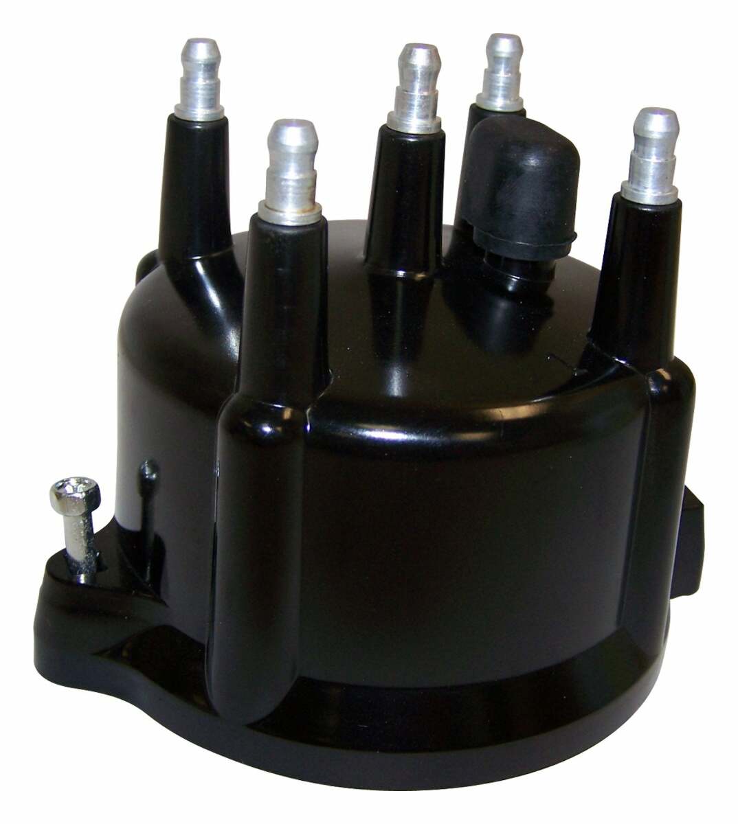 t Crown Automotive - Metal Black Distributor Cap - 53006152 Crown Automotive