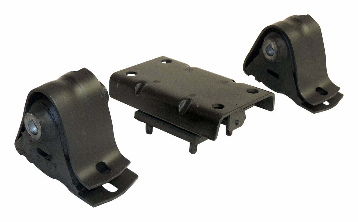 t Crown Automotive - Metal Black Engine Mount Kit - 52019278K Crown Automotive