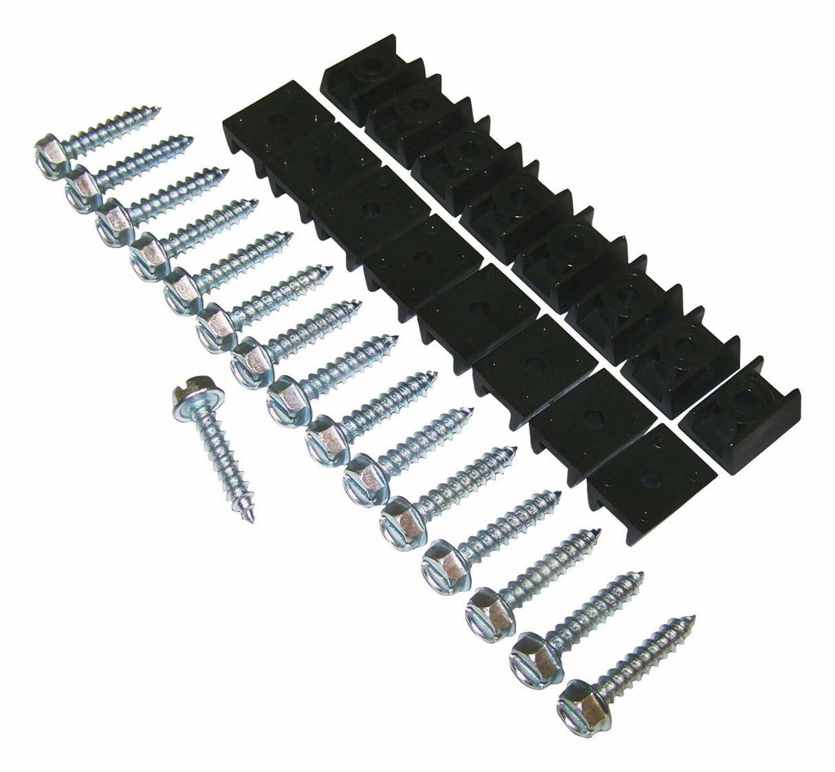Jeep Metal Black Fender Flare Hardware Kit - 5AHFRKIT