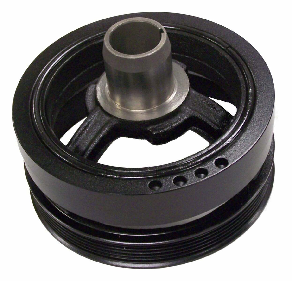 Jeep Metal Black Harmonic Balancer - 53020689AB