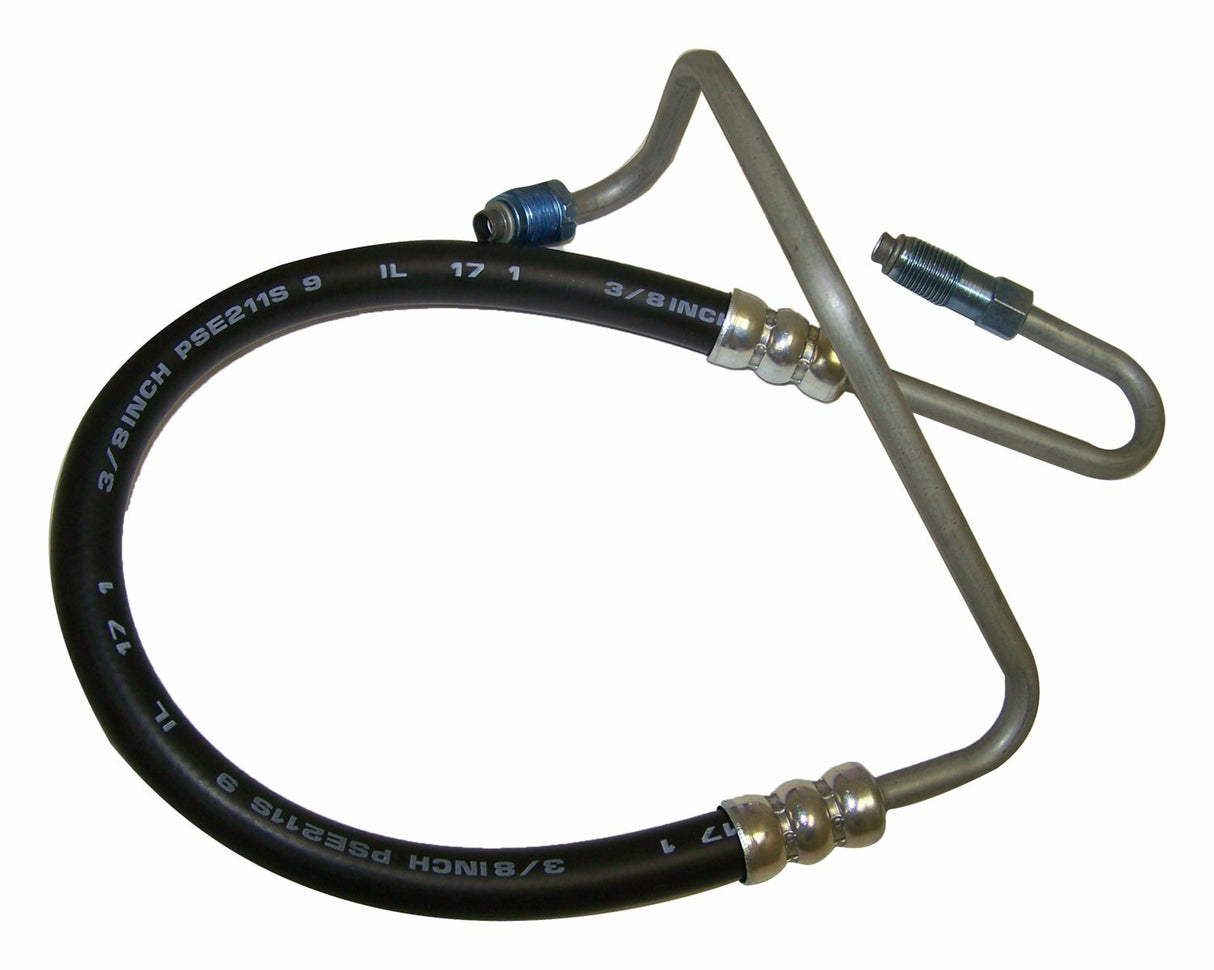 t Crown Automotive - Metal Black Power Steering Pressure Hose - 52037644 Crown Automotive