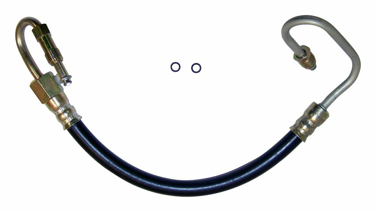 t Crown Automotive - Metal Black Power Steering Pressure Hose - 52038015 Crown Automotive