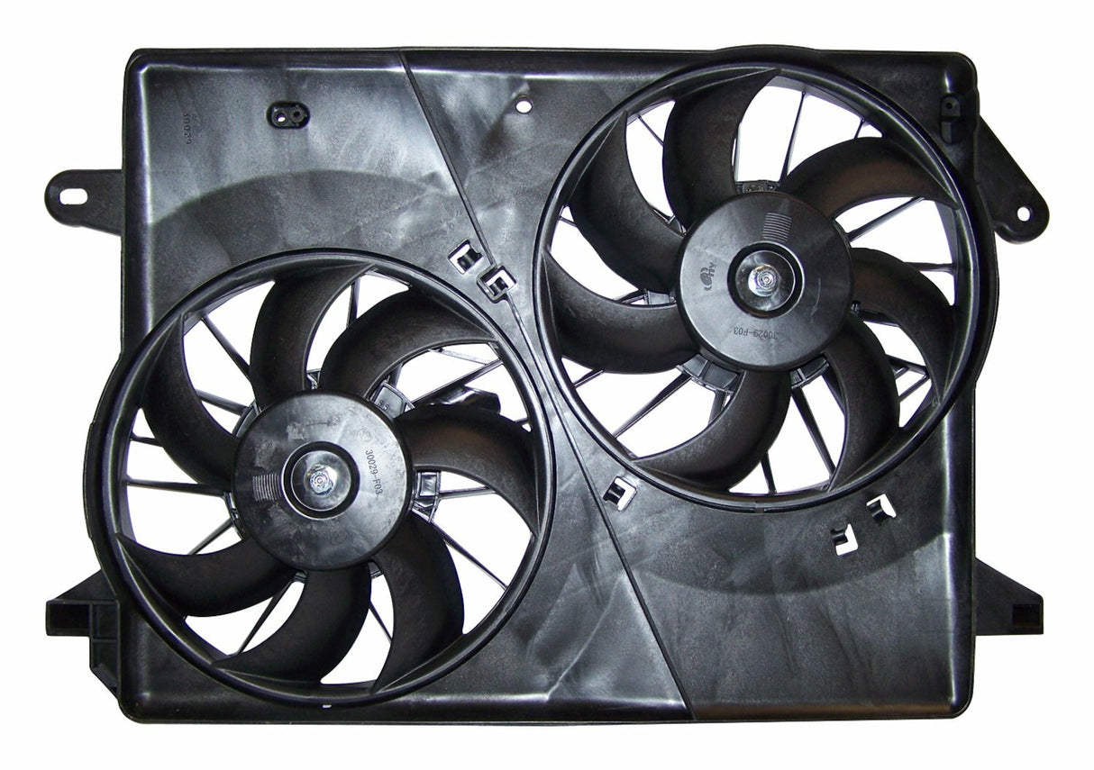 Jeep Plastic Black Cooling Fan Module - 5174358AA