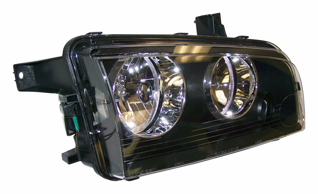 Jeep Plastic Black headlight assembly - 4806164AJ