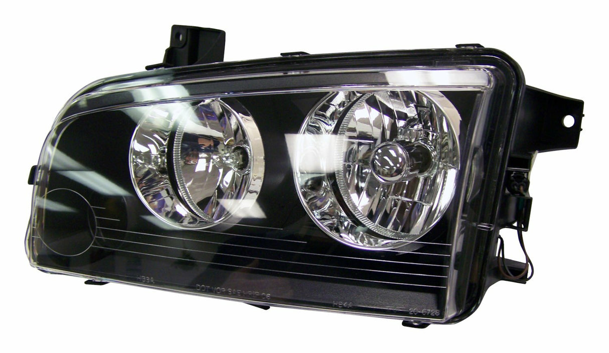 Jeep Plastic Black headlight assembly - 4806165AJ
