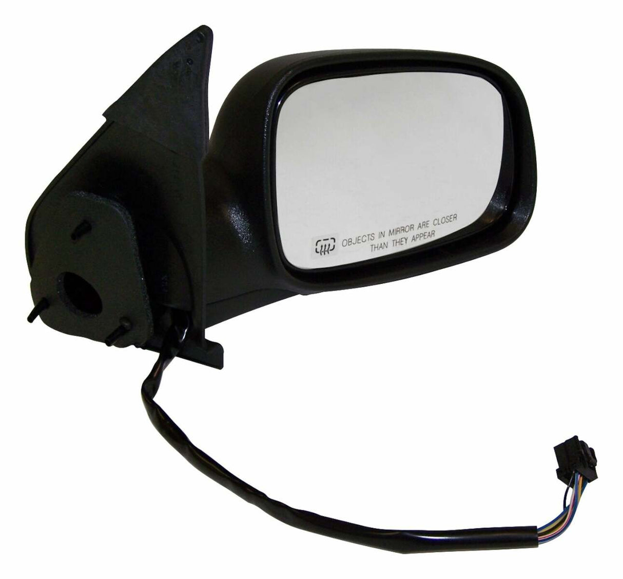 Jeep Plastic Black side mirror assembly - 55155230AB