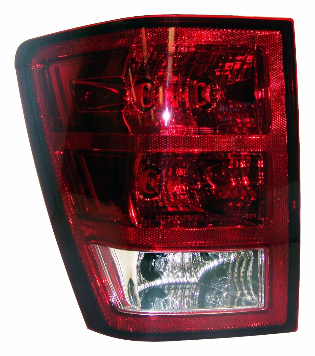 Jeep Plastic Red tail light assembly - 55156615AE